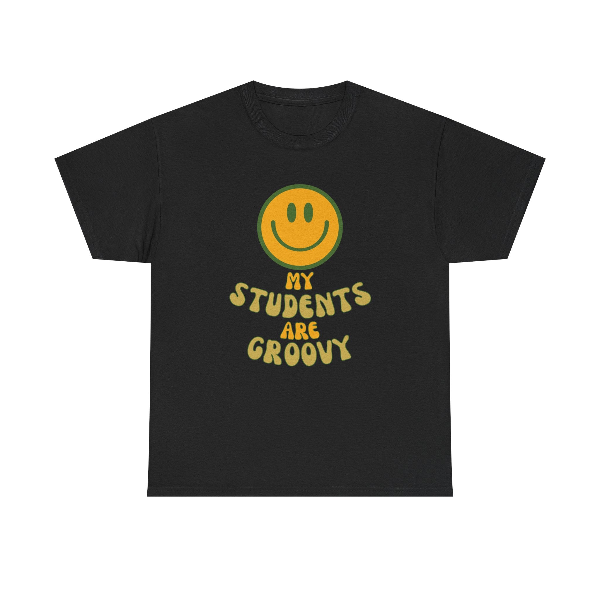 Groovy Teacher Tee, Fun Classroom Shirt, Gifts for Educators, Back to School Apparel, Positive Vibe T-Shirt