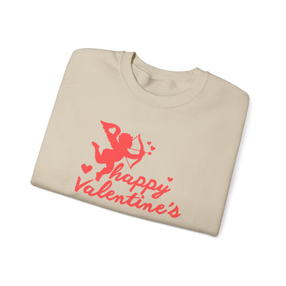 Valentine's Day Cupid Sweatshirt, Cozy Unisex Crewneck, Love Gift, Romantic Apparel, Cute and Comfy Valentine's Wear