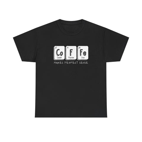 Coffee Chemistry Unisex Tee, Fun Science Shirt for Coffee Lovers, Perfect Gift for Scientists, Unique Casual Wear, Chemistry Humor Design