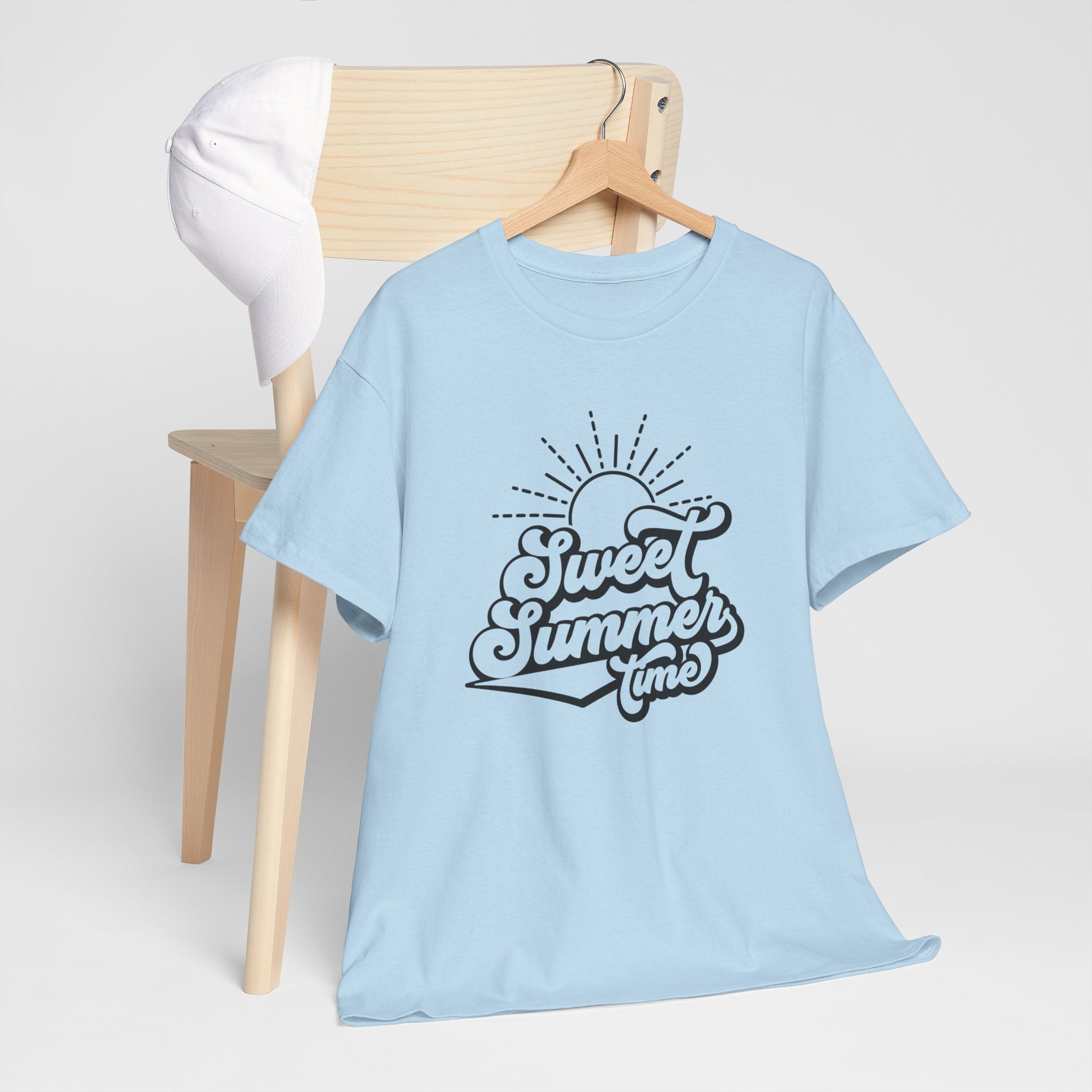 Sweet Summer Vibes Unisex Heavy Cotton Tee, Summer Shirt, Beach Day Tee, Casual Summer Wear, Vintage Summer T-Shirt