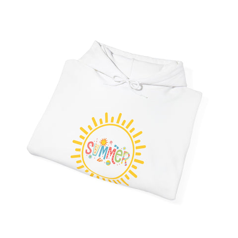 Summer Vibes Hoodie, Cozy Unisex Sweatshirt, Perfect for Beach Days, Summer Parties