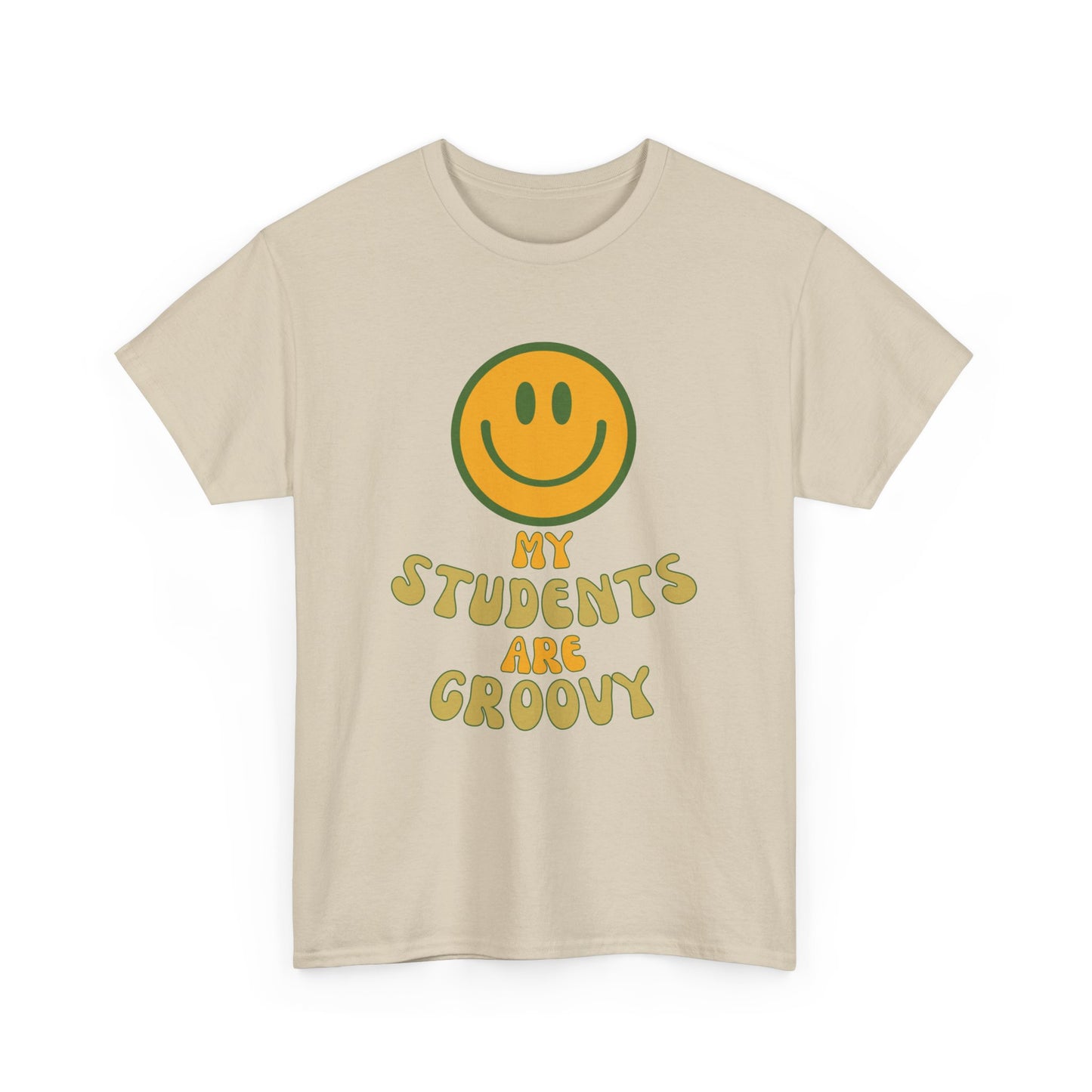 Groovy Teacher Tee, Fun Classroom Shirt, Gifts for Educators, Back to School Apparel, Positive Vibe T-Shirt