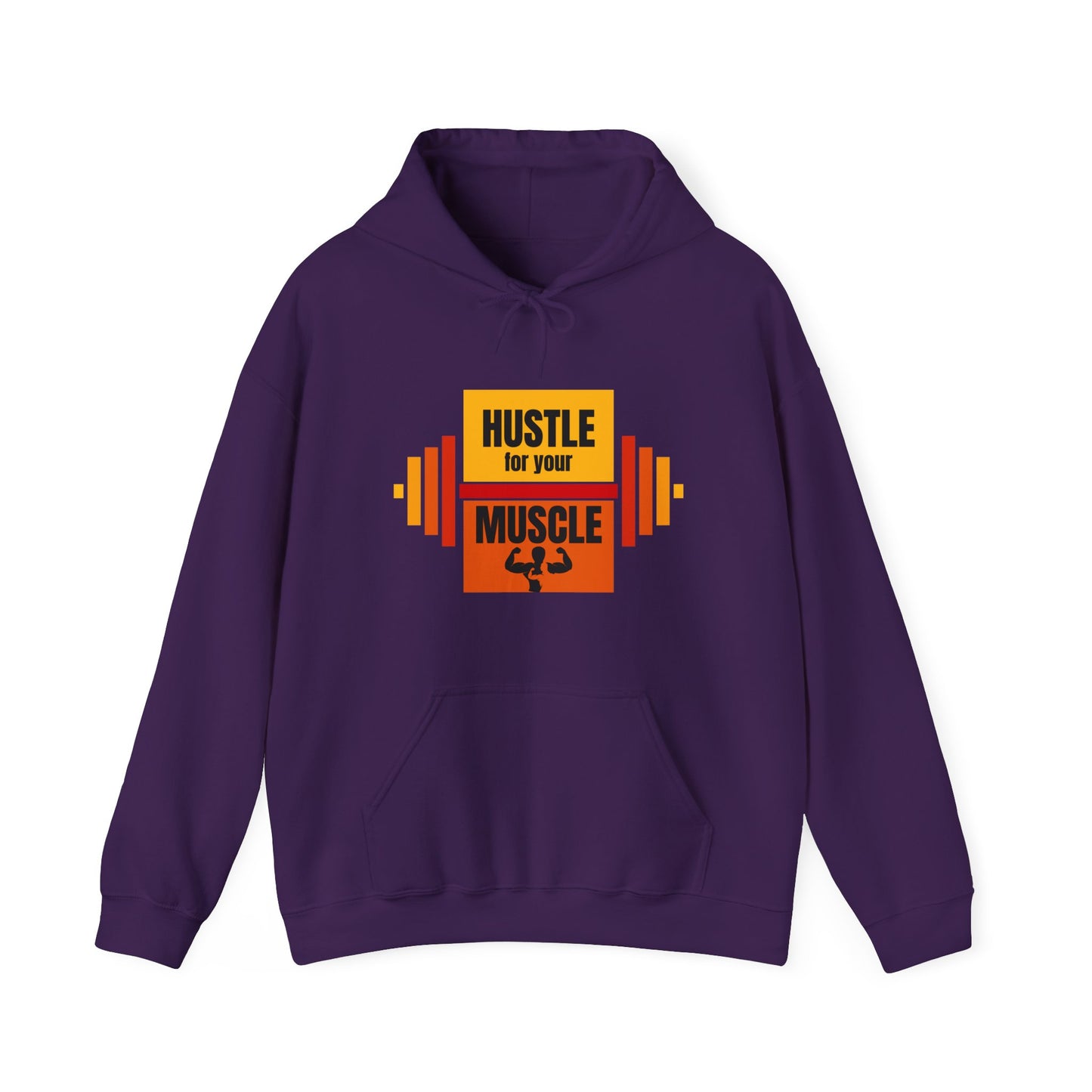 Gym Hustle For Your Muscle Unisex Heavy Blend Motivational Sweatshirt