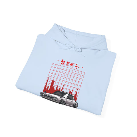 Tokyo Drive Unisex Heavy Blend™ Cool Car Hoodie - Cozy Streetwear, Perfect for Car Lovers, Casual Wear