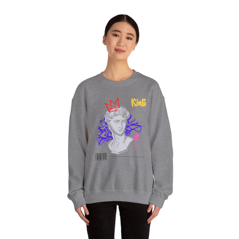 Modern Artistic Sweatshirt, Unisex Pullover, Trendy Graphic Sweater, Streetwear Fashion