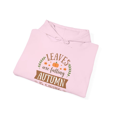 Autumn Leaves Falling Unisex Hoodie, Fall Season Sweatshirt, Cozy Hooded Jumper, Nature Lover Gift, Warm Pullover, Fall Clothing