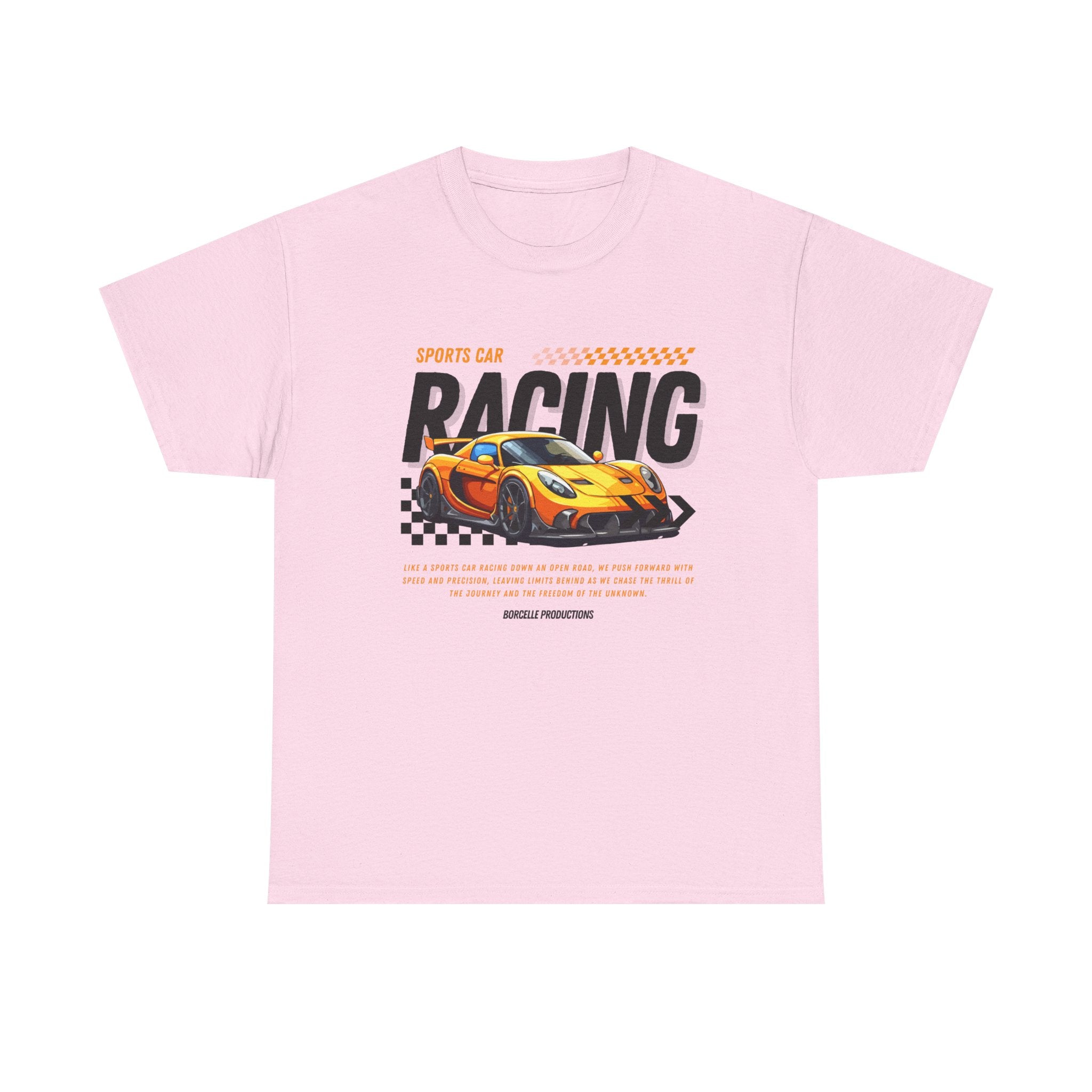 Racing Graphic Tee - Unisex Heavy Cotton Shirt, Car Enthusiast Apparel, Casual Wear, Racing Event Outfit