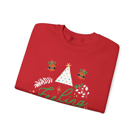 Feeling Festive: Cozy Christmas Crewneck - Gift for Him/Her