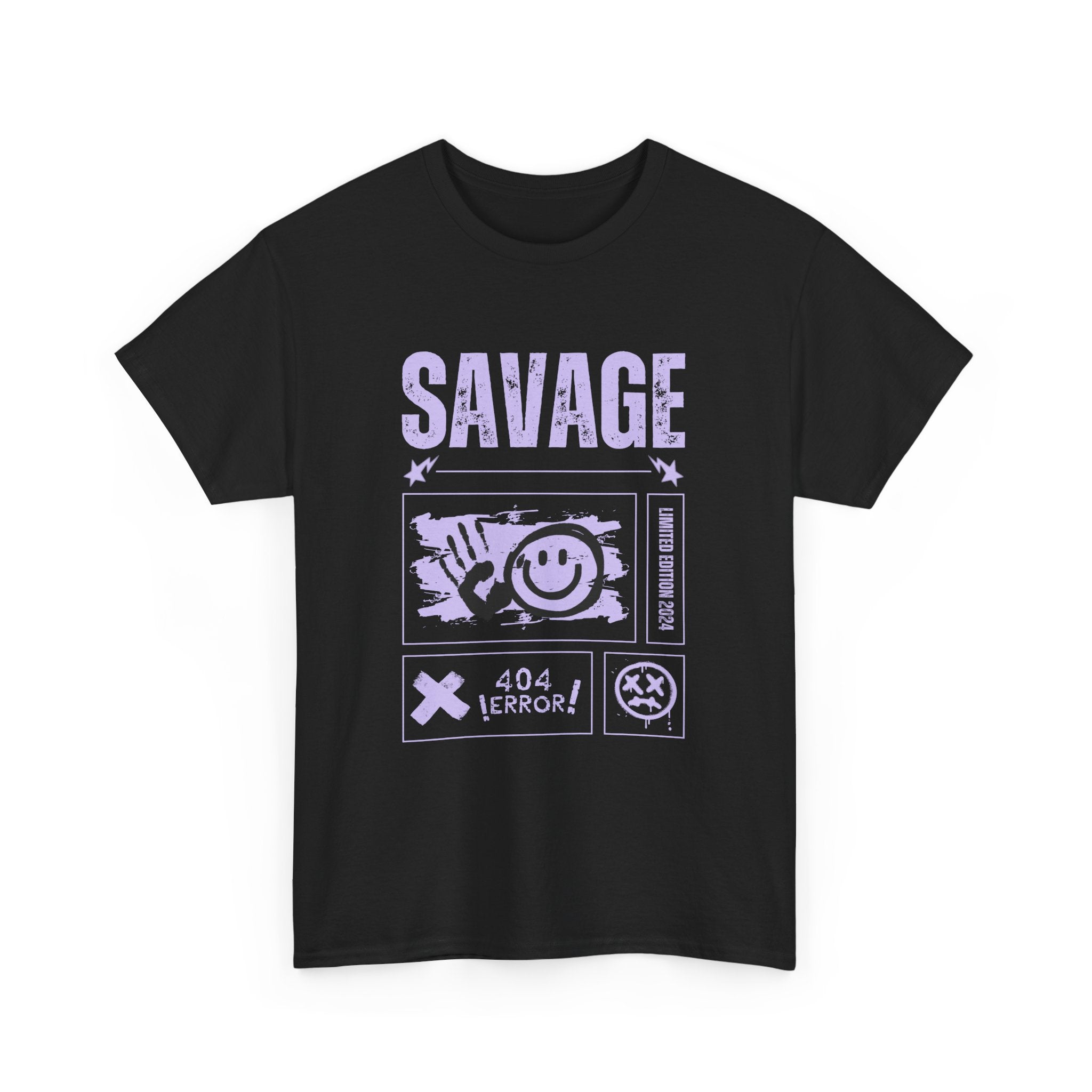 Savage Smile Tee - Casual Streetwear Unisex Heavy Cotton T-shirt
