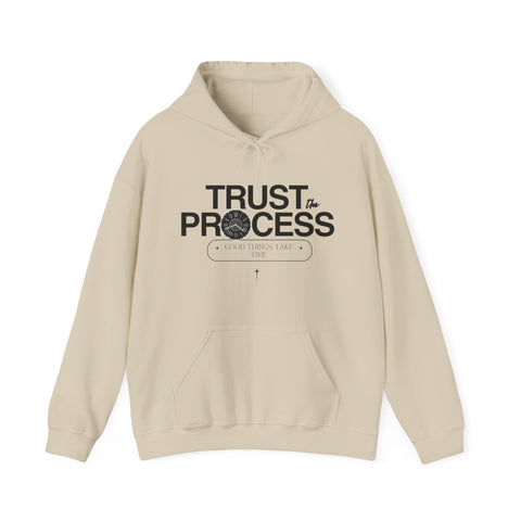 Trust the Process Hoodie, Motivational Sweatshirt, Unisex Cozy Sweatshirt, Gift for Him or Her, Inspirational Apparel