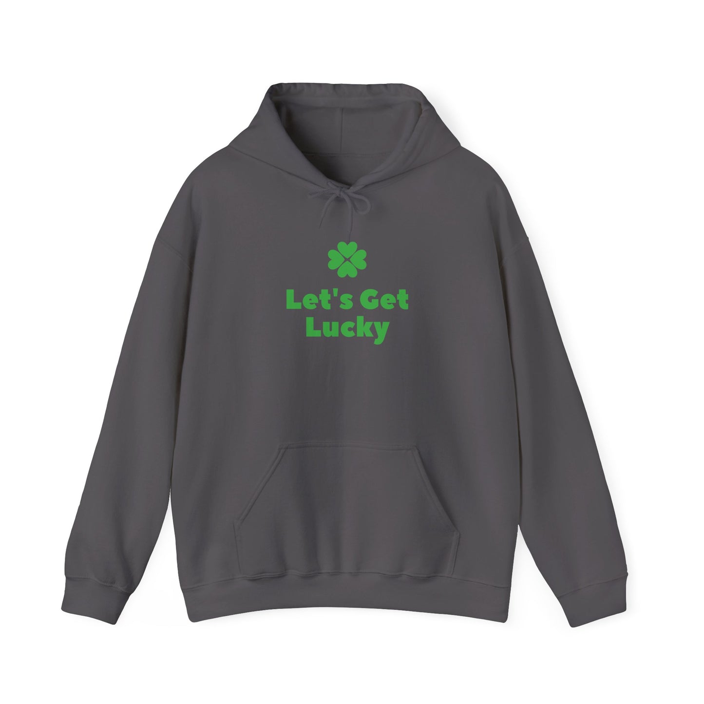 Lucky Charm Hoodie, St Patrick's Day Gift, Unisex Sweatshirt, Cozy Casual Wear, Green Clover Apparel, Let's Get Lucky Sweatshirt