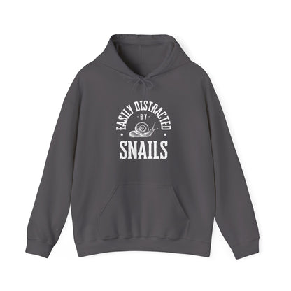 Snail Lover Hoodie, Cute Animal Sweatshirt, Funny Gift for Nature Enthusiasts, Cozy Unisex Hooded Sweatshirt, Birthday Gift