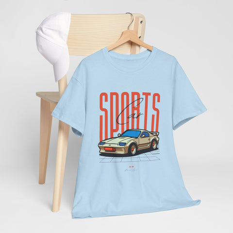 Sports Car, Unisex Heavy Cotton Shirt, Casual Streetwear, & Comfort