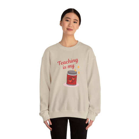 Teaching is My Passion Crewneck Sweatshirt, Gift for Teachers, Education Apparel, Cute Teacher Sweatshirt, Back to School Outfit