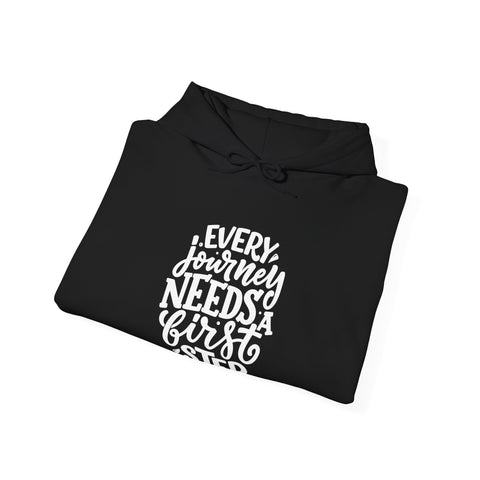 Motivational Unisex Hoodie, Inspirational Heavy Blend Sweatshirt for Travelers, Gift for Adventurers, Travel Apparel, Journey Vibes