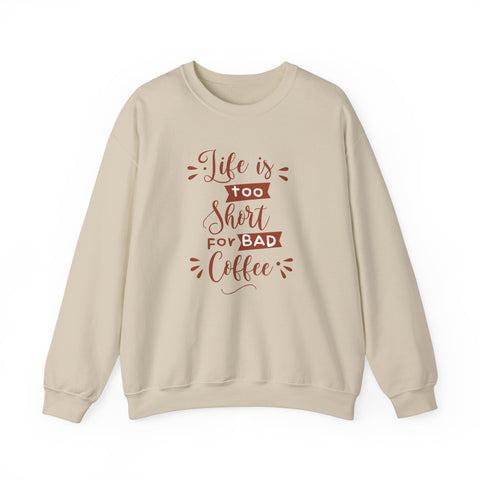 Coffee Lover's Crewneck Sweatshirt, Perfect for Casual Outfits, Gift for Coffee Enthusiasts, Cozy Layer for Every Day, Fun Saying