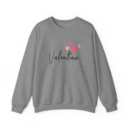 Valentine's Day Crewneck Sweatshirt, Love Sweatshirt, Valentine's Gift for Him/Her, Cozy Casual Wear, Heart Sweatshirt, Unisex Sweatshirt,