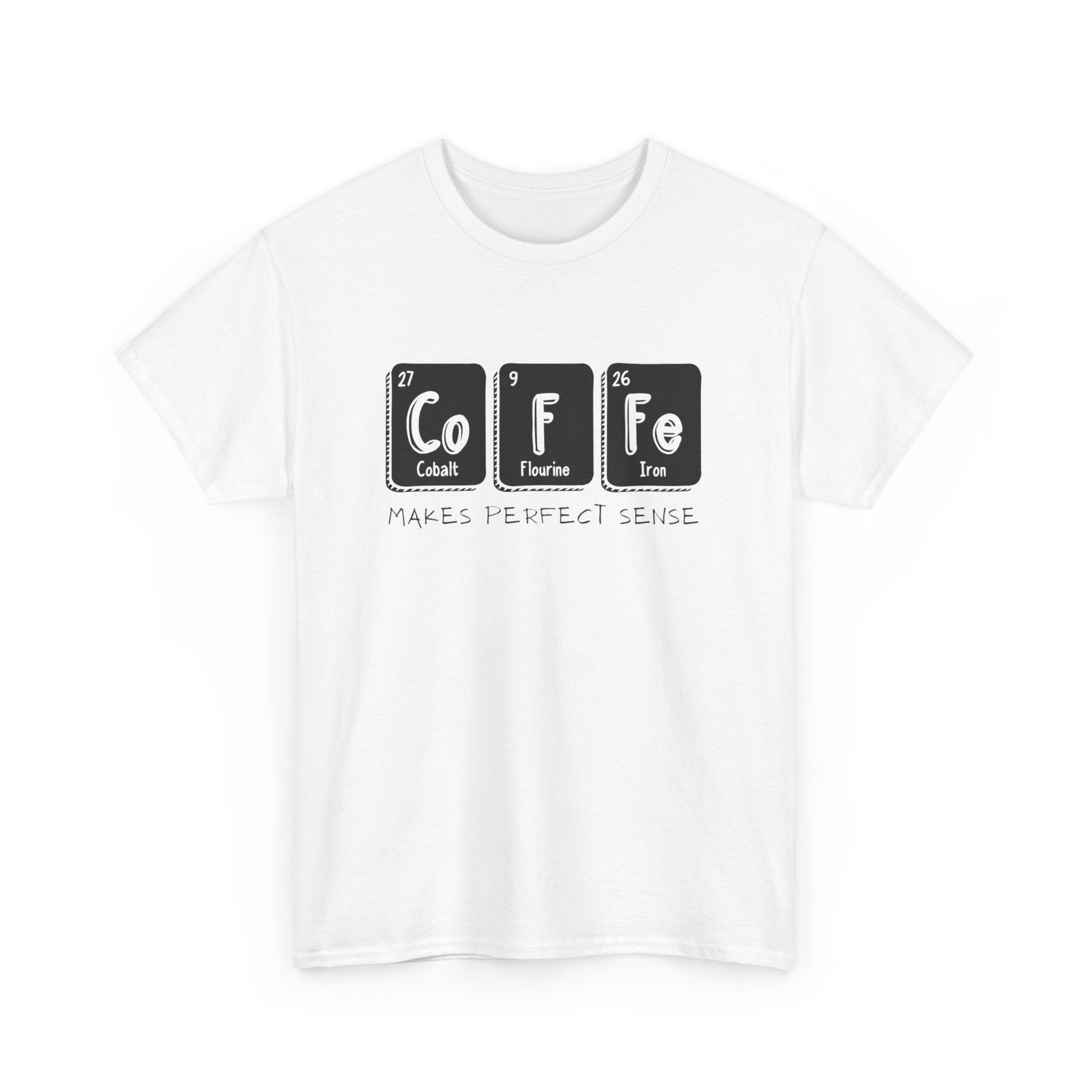 Coffee Chemistry Unisex Tee, Fun Science Shirt for Coffee Lovers, Perfect Gift for Scientists, Unique Casual Wear, Chemistry Humor Design