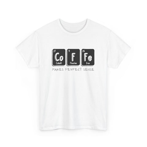 Coffee Chemistry Unisex Tee, Fun Science Shirt for Coffee Lovers, Perfect Gift for Scientists, Unique Casual Wear, Chemistry Humor Design