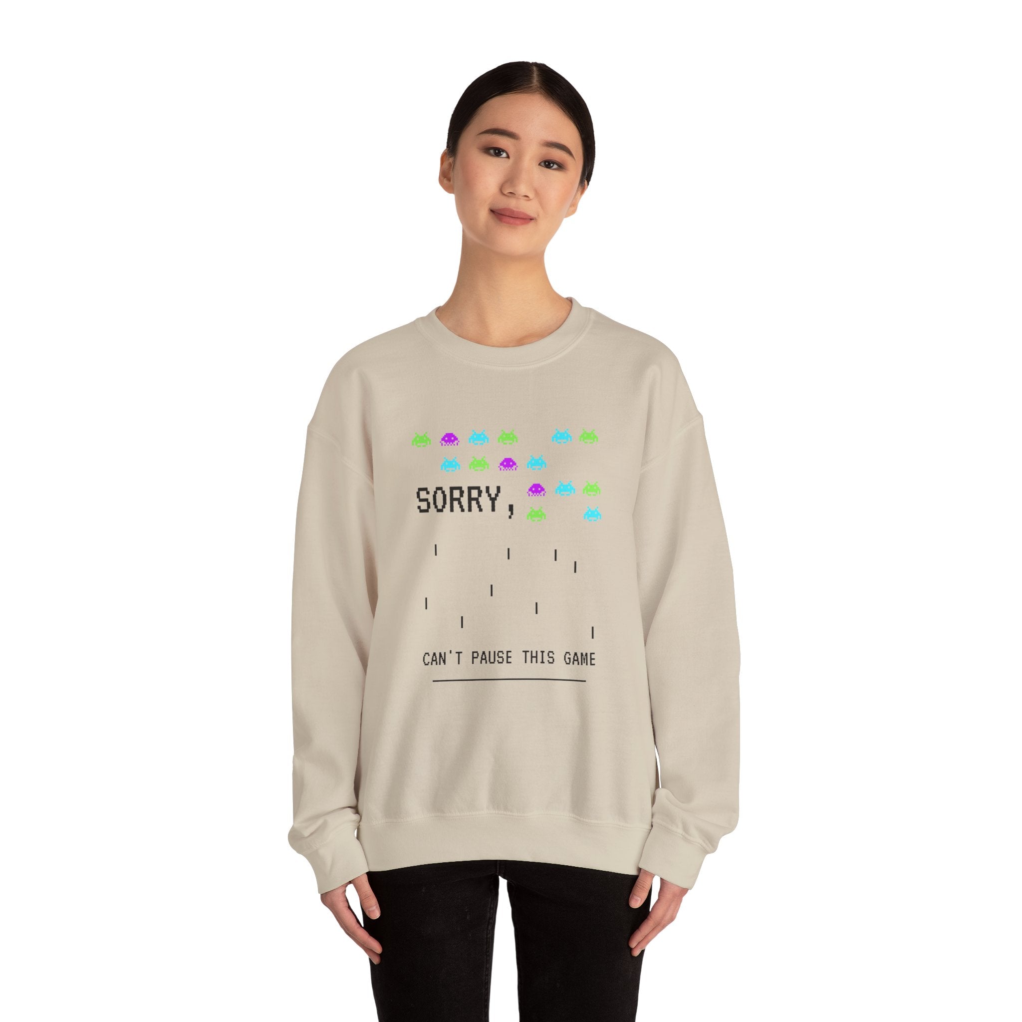 Gaming Humor Sweatshirt, Unisex Crewneck, Video Game Apparel, Casual Wear, Perfect for Gamers