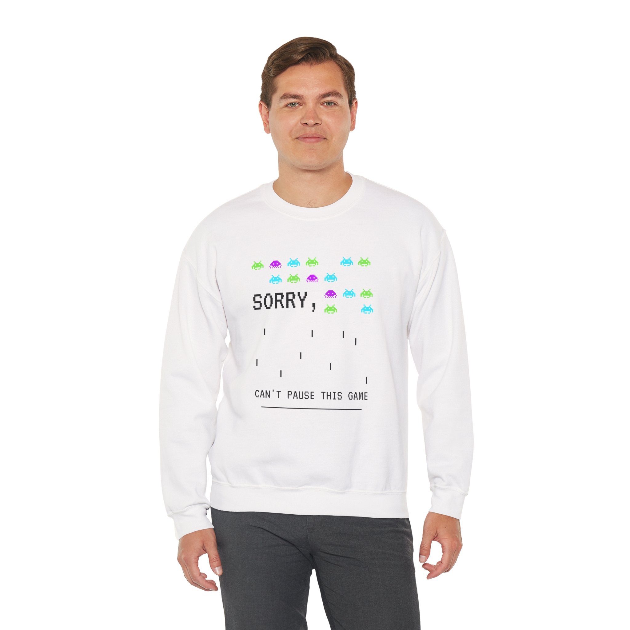 Gaming Humor Sweatshirt, Unisex Crewneck, Video Game Apparel, Casual Wear, Perfect for Gamers