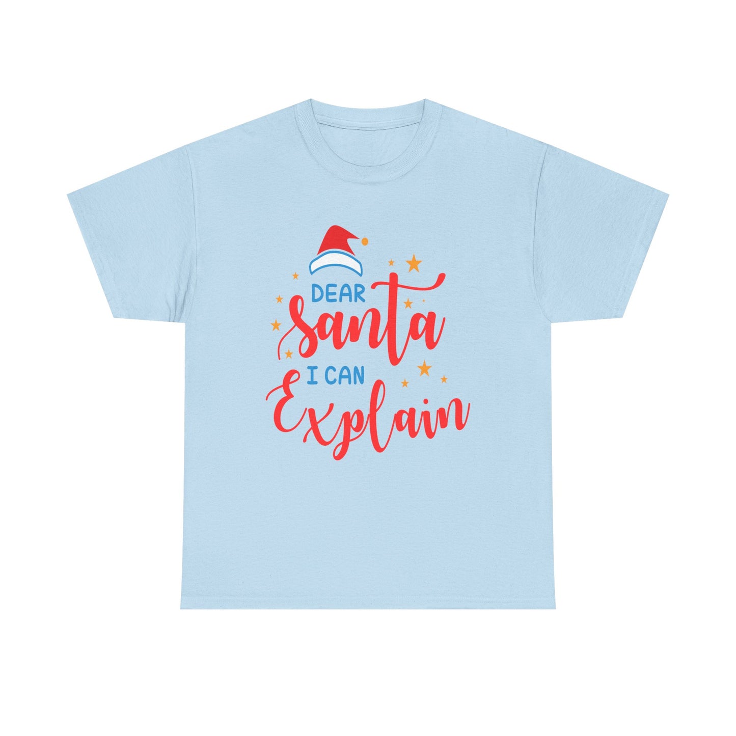 Funny Santa Tee for Christmas, Unisex Cotton Tee, Holiday Humor Shirt, Gift for Him/Her, Christmas Party Wear