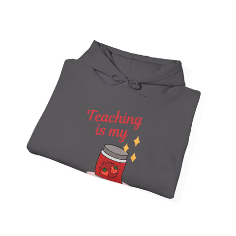 Teaching is My Passion Hoodie - Cozy Gift for Educators, Classroom Apparel, Teacher Sweatshirt, Unisex Blend Pullover