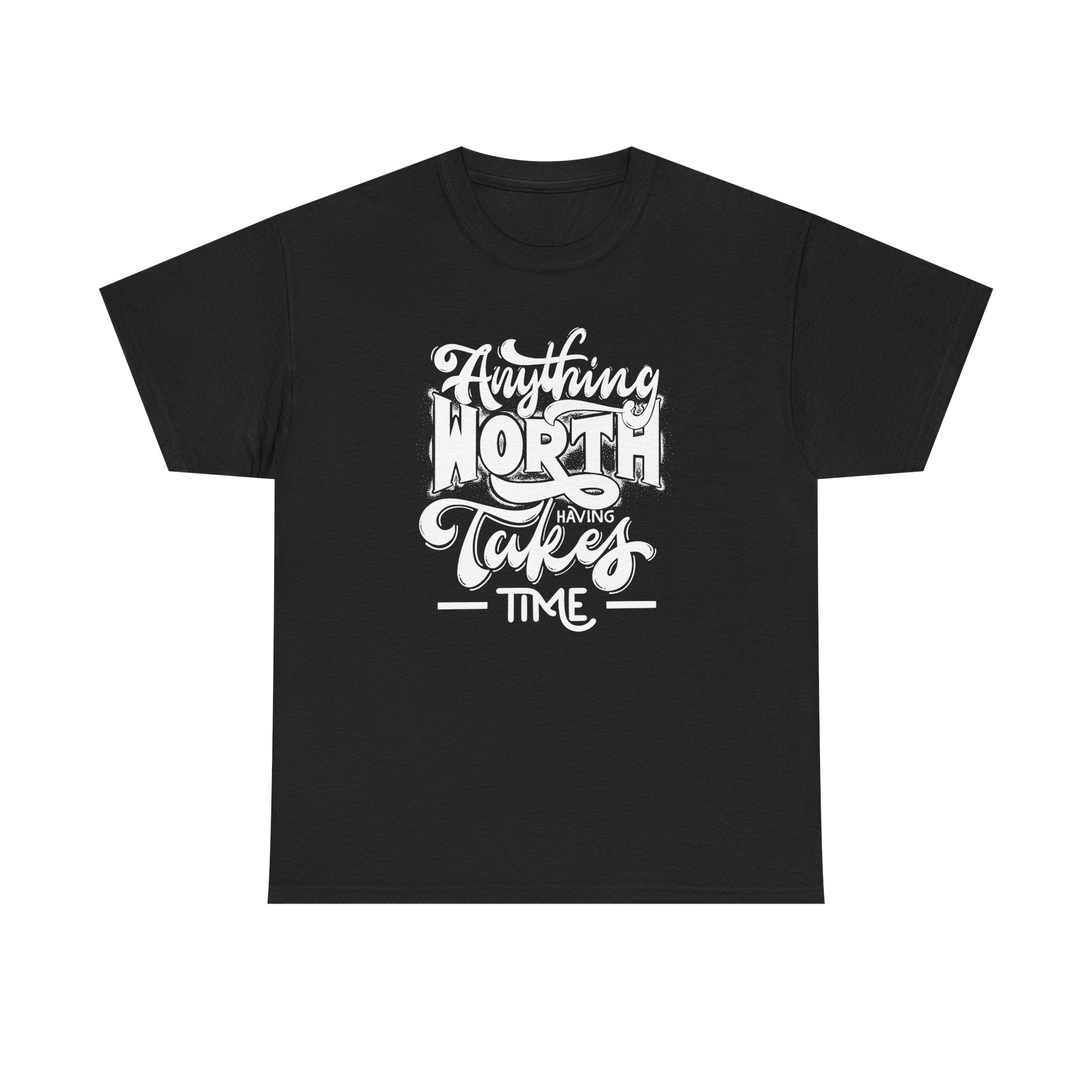Timeless Wisdom Unisex Heavy Cotton Tee, Inspirational Quote Shirt, Motivational Graphic Tee, Slow Progress T-Shirt, Positive Vibes Clothing