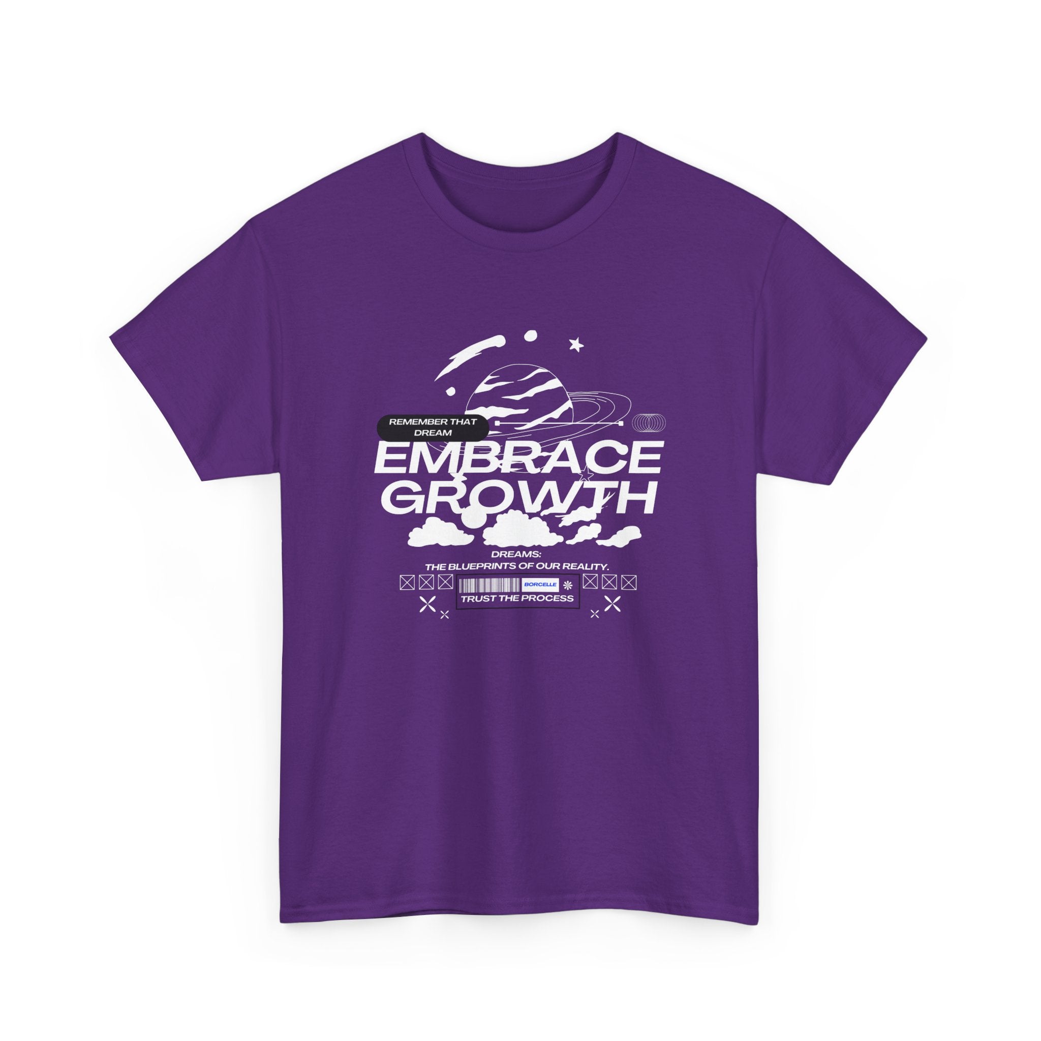 Embrace Growth Unisex Tee - Inspirational Motivational Self-Improvement Shirt, Everyday Wear, Positive Vibes Gift, Growth Mindset Top,