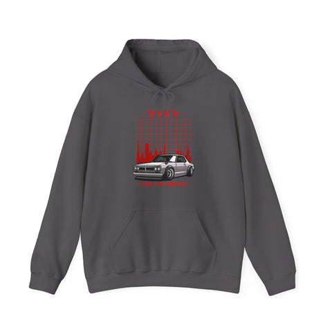 Tokyo Drive Unisex Heavy Blend™ Cool Car Hoodie - Cozy Streetwear, Perfect for Car Lovers, Casual Wear