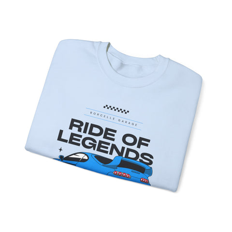 Ride of Legends Unisex Heavy Blend™ Crewneck Sweatshirt, Casual Car Sweatshirt