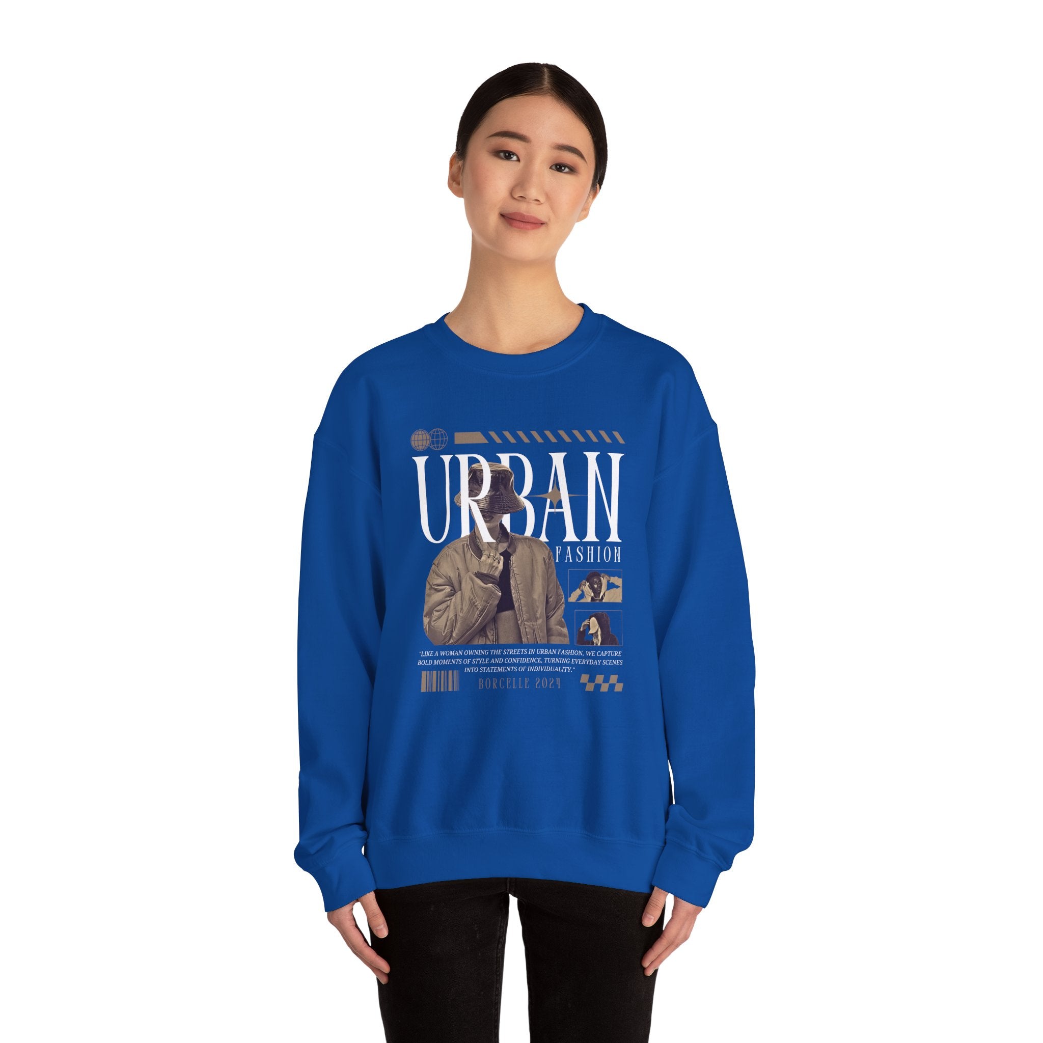Crewneck Sweatshirt, Cozy Unisex Pullover, Streetwear Style