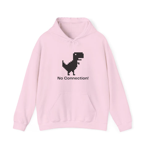 Dinosaurs & Connectivity Sweatshirt, Unisex Hoodie, Funny Graphic Hoodie, Gamer Gift, Internet Humor Fashion, Cozy and Fun