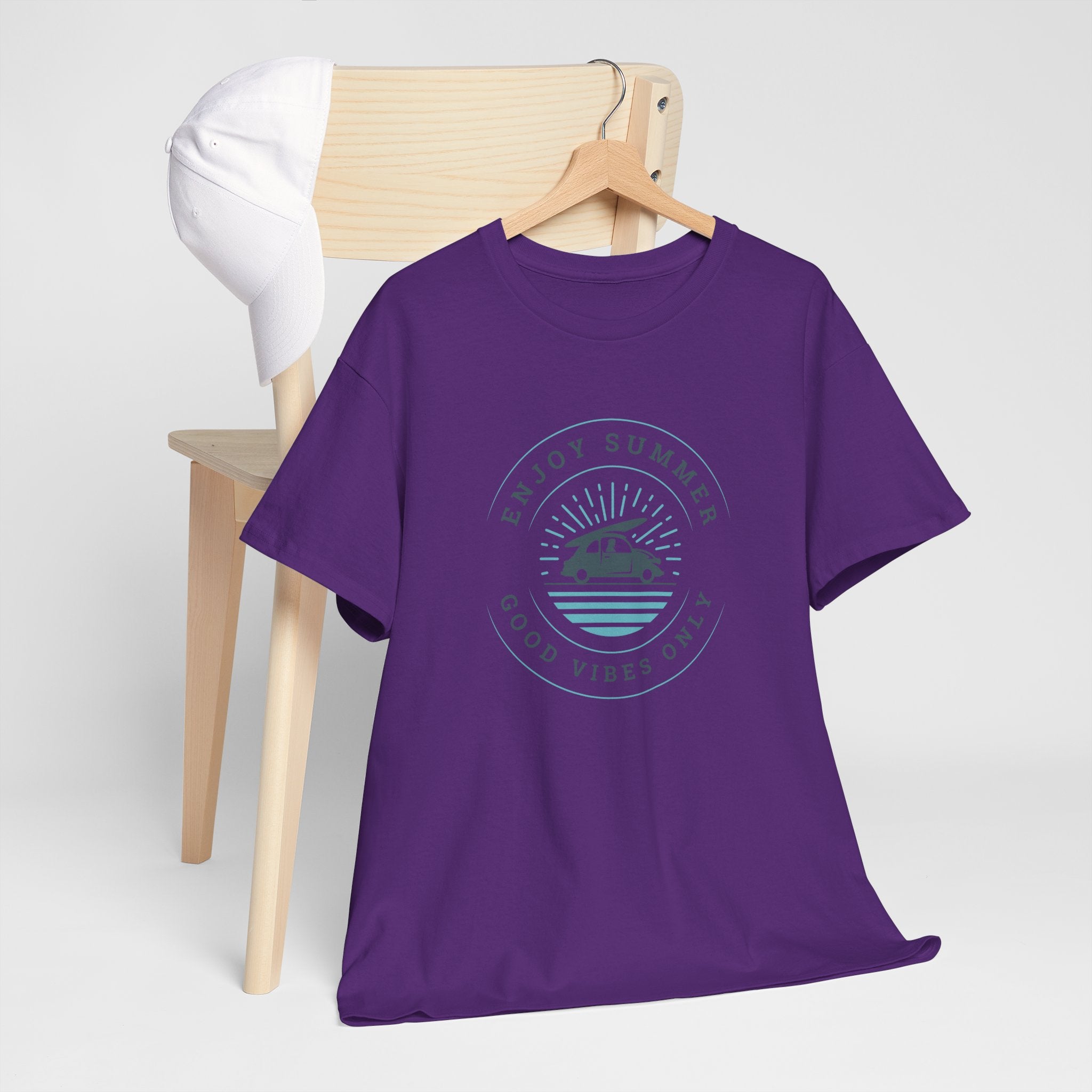 Enjoy Summer Good Vibes Only Tee, Unisex Summer Shirt, Beachwear, Vacation T-Shirt, Gift for Him/Her, Relaxed Style Top