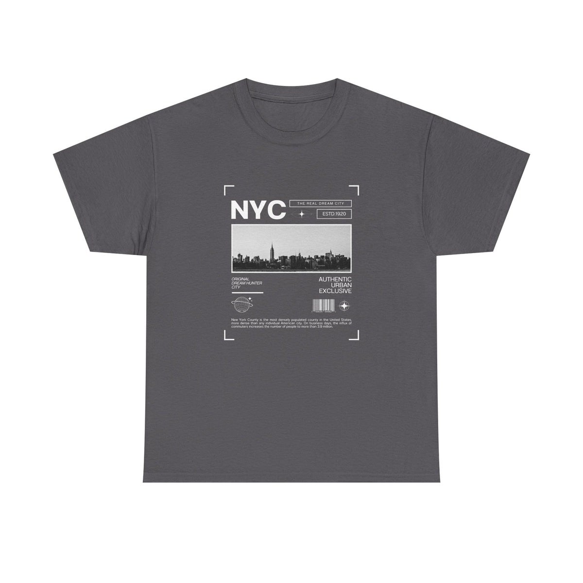 NYC Graphic Tee, Unisex Cotton T-Shirt for City Lovers, Travel Souvenir, Casual Wear, Streetwear Style Fashion