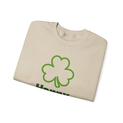 St Patrick's Day Sweatshirt, Cozy Crewneck for Celebrations, Unisex Holiday Apparel, Green Shamrock Design, Festive Clothing, Saint Paddy's