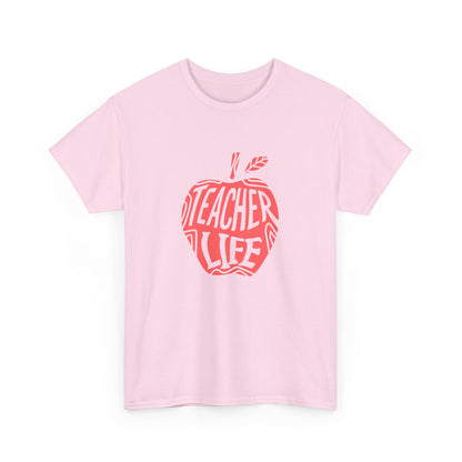 Teacher Life Unisex Tee, Teacher Appreciation Gift, Back to School Shirt, Funny Educational Gifts, Cotton Tshirt