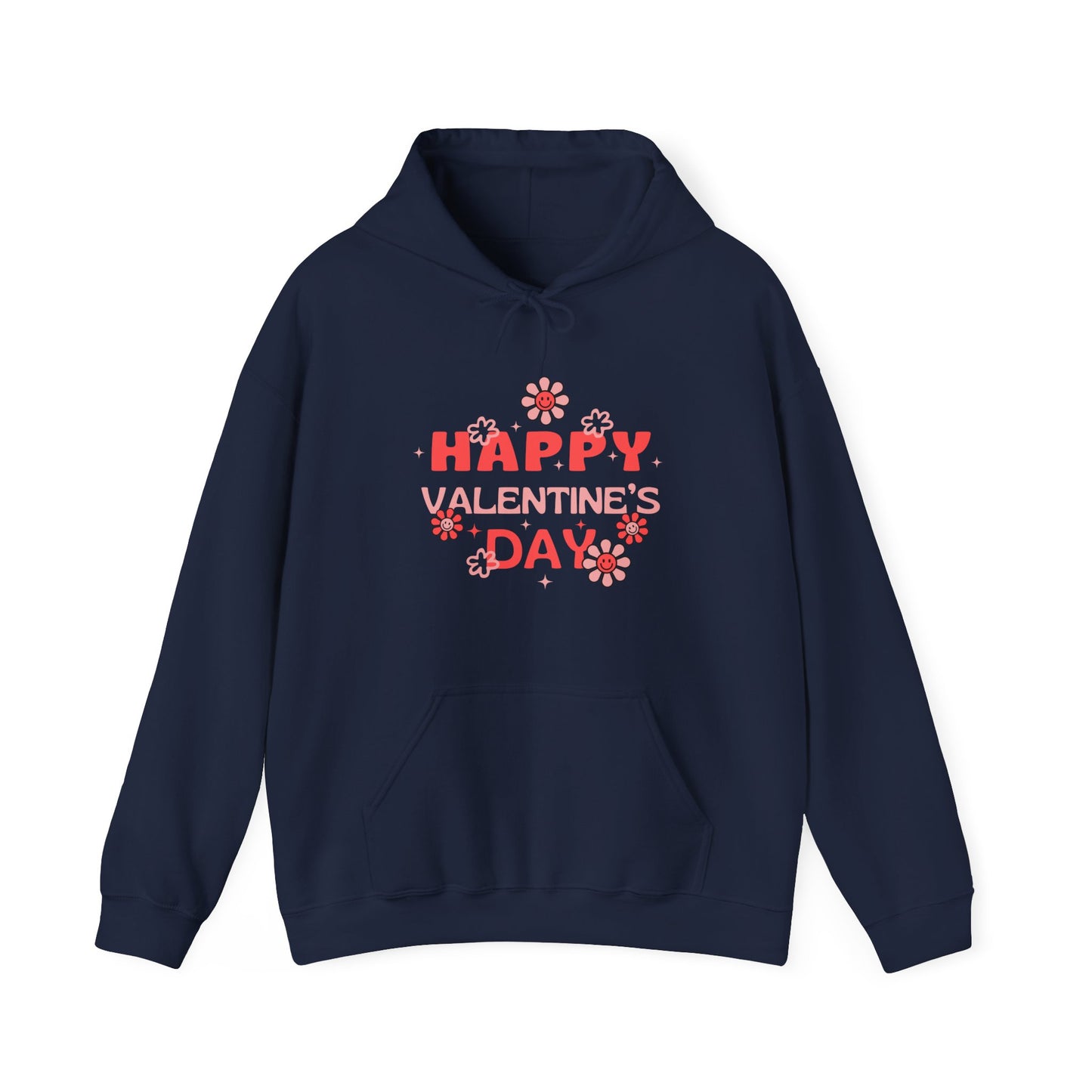 Happy Valentine's Day Hoodie - Cute Unisex Sweatshirt, Romantic Gift, Cozy Style, Valentine's Outfit, Love Celebration