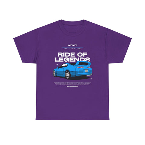 Ride of Legends Cotton Tee for Car Enthusiasts, Unisex T-Shirt, Vintage Car Fan Apparel