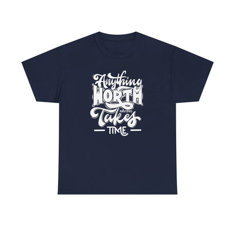 Timeless Wisdom Unisex Heavy Cotton Tee, Inspirational Quote Shirt, Motivational Graphic Tee, Slow Progress T-Shirt, Positive Vibes Clothing