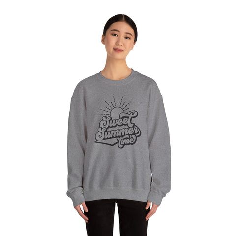 Summer Vibes Crewneck Sweatshirt, Cozy Unisex Pullover, Perfect for Beach Days, Gift for Summer Lovers, Matching Family Outfit