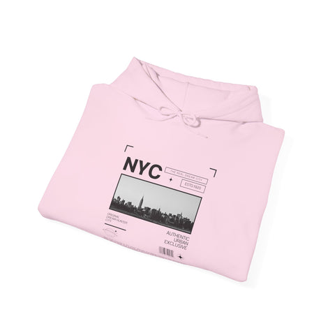 NYC Cityscape Unisex Hoodie, Cozy Streetwear Sweatshirt, Casual Wear, Urban Fashion