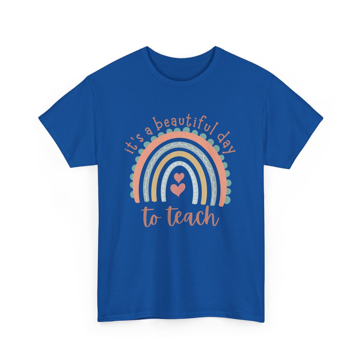 Teacher Rainbow Tee, Inspirational Educator Gift, Classroom Style Shirt, Teacher Appreciation Day Present, Cute Unisex Top