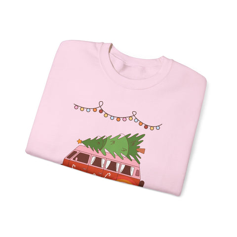 Festive Christmas Sweatshirt, Cozy Holiday Vibes, Perfect for Family Gatherings, Christmas Parties, and Winter Celebrations, Unisex Gift