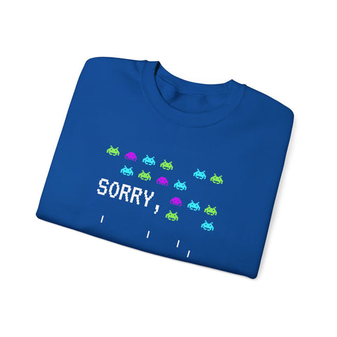 Gaming Humor Sweatshirt, Unisex Crewneck, Video Game Apparel, Casual Wear, Perfect for Gamers