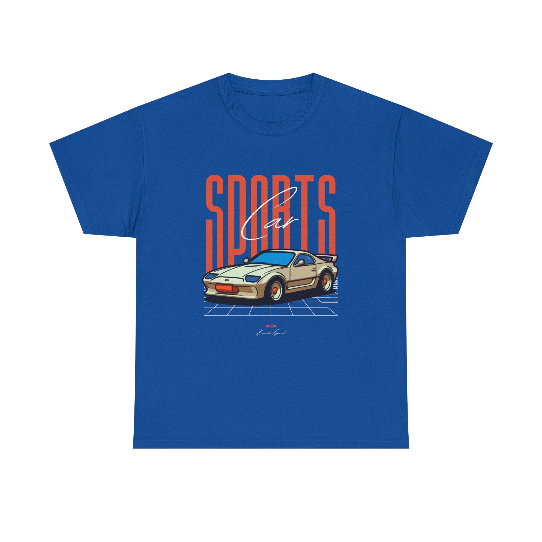 Sports Car, Unisex Heavy Cotton Shirt, Casual Streetwear, & Comfort