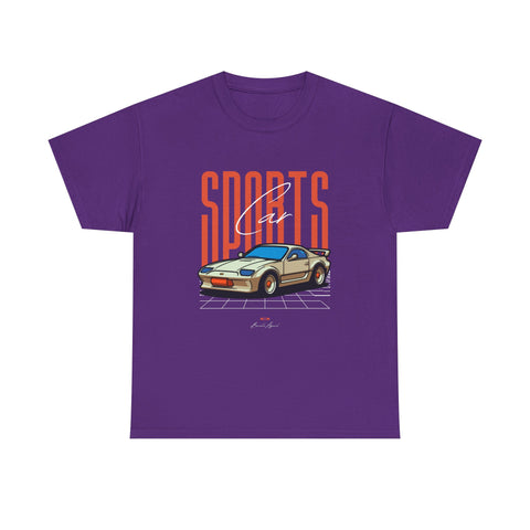 Sports Car, Unisex Heavy Cotton Shirt, Casual Streetwear, & Comfort