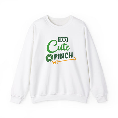 Cute St Patrick's Day Sweatshirt, Unisex Heavy Blend Crewneck, Perfect for Celebrations, Cozy Gift for Friends, Funny Irish Apparel