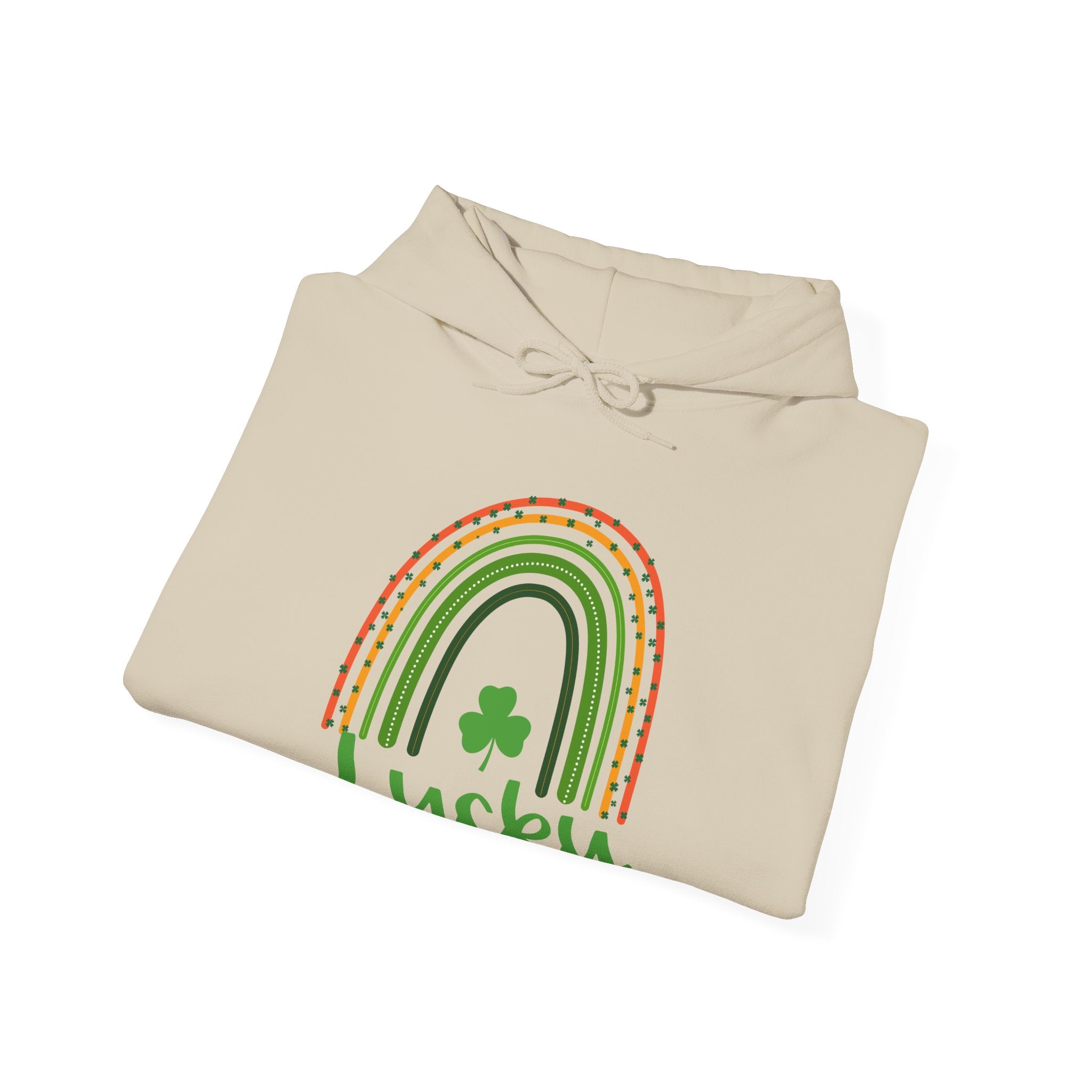 Lucky Rainbow Sweatshirt, Cozy St Patrick's Day Gift, Unisex Hoodie for Spring, Irish Pride Apparel, Comfortable Casual Wear
