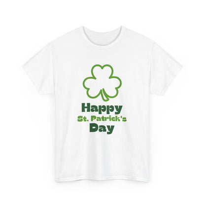 St Patrick's Day Unisex Tee, Green Clover Design, Fun Party Outfit, Gift Idea. Casual Wear Shirt